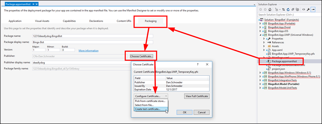 Creating A PFX Certificate And Applying It On The Build Server At