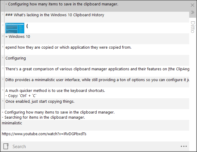 ditto clipboard manager windows 7 download filehippo