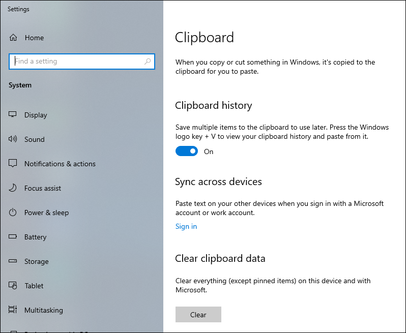 clipboard master windows 10