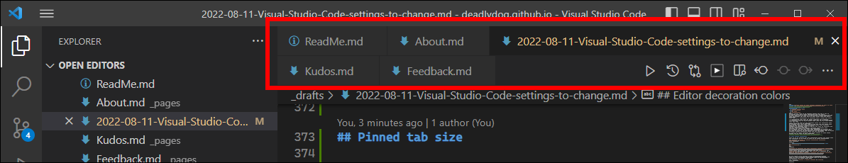 Screenshot of how many tabs look with wrap tabs enabled
